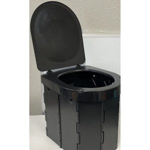 Foldable Portable 5 Gallon Toilet for Car Travel Camping Fishing New Adult Potty